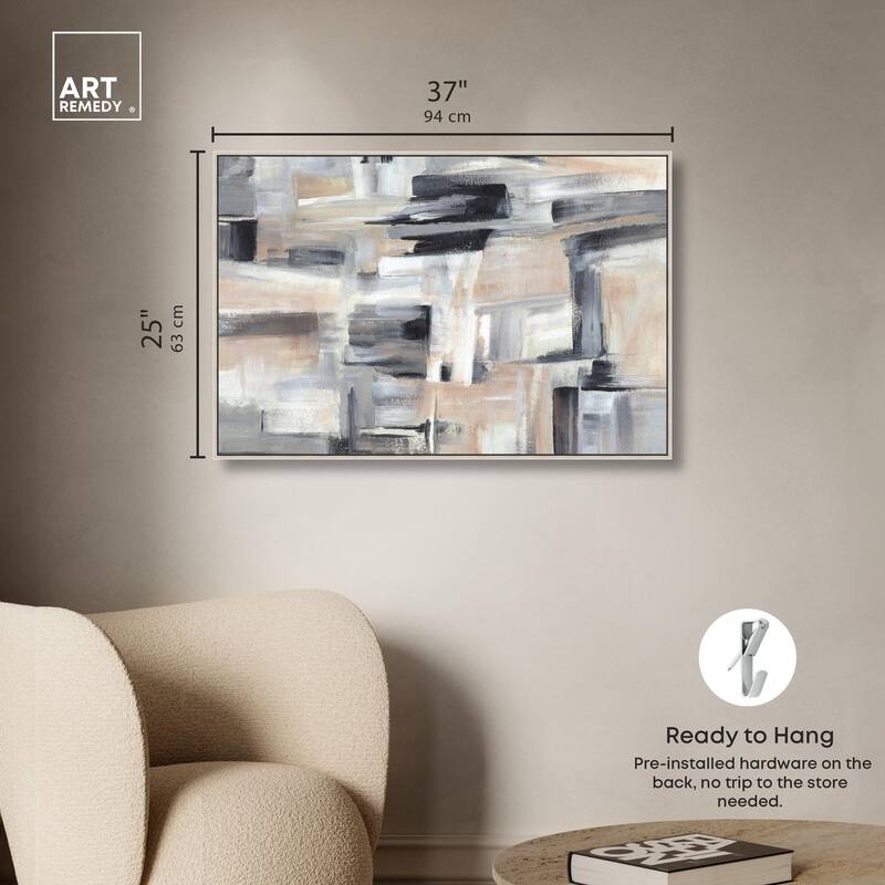 Neutral Nirvana Canvas by Art Remedy