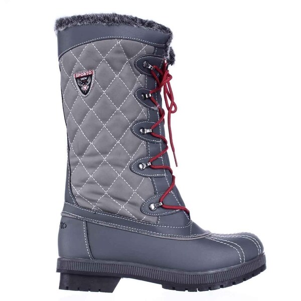 sporto grey boots