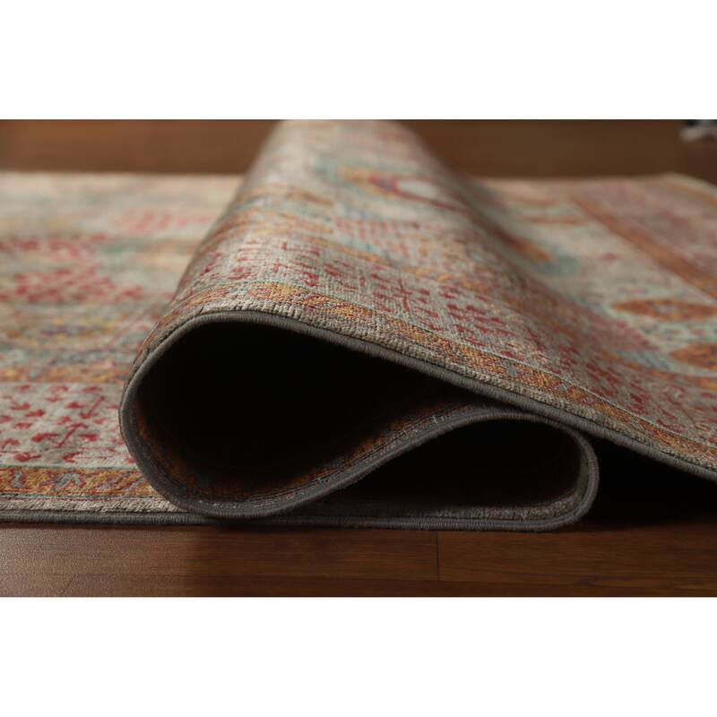 Hand Knotted Oriental 100% Wool Carpet Traditional Medallion Greys & Charcoal Kazak Area Rug - 10' 2'' X 6' 9''