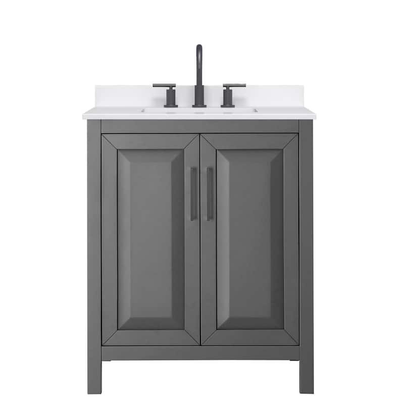 Wyndham Collection WCV252530S-QTZ-US3MXX Daria 30" Free Standing