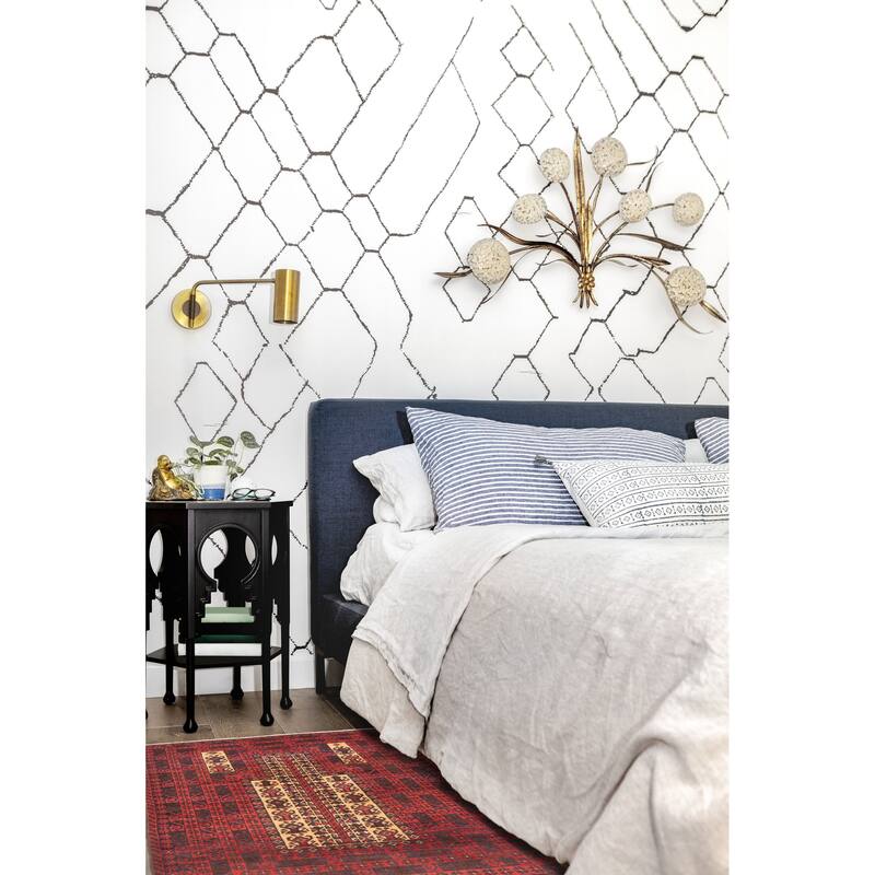 ECARPETGALLERY Hand-knotted Teimani Tan Wool Rug - 2'9 x 4'2