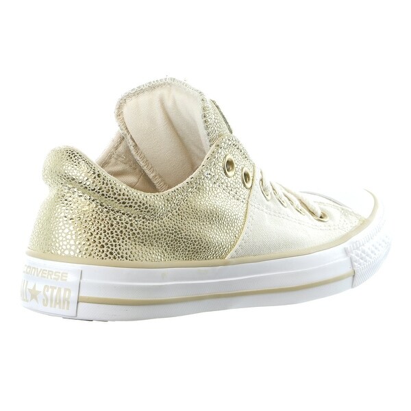 metallic leather converse