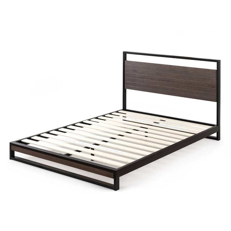 Priage by ZINUS Bamboo and Metal Platform Bed Frame