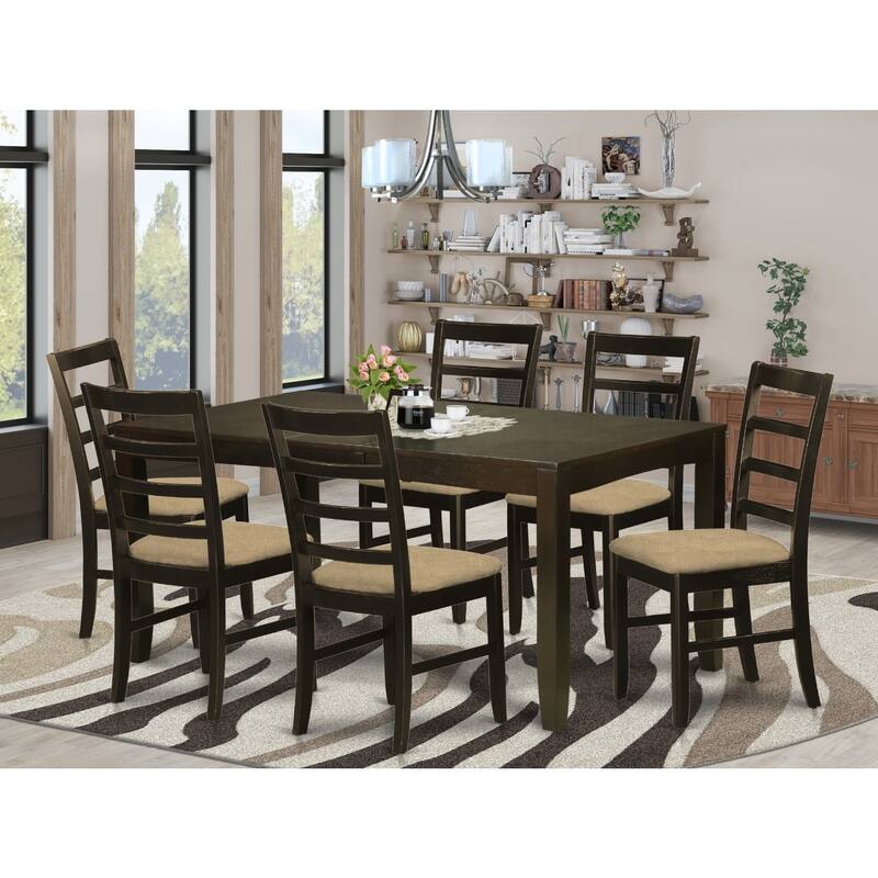 French Country Dining Set - Table with Leaf & Chairs - Elegant Room Set