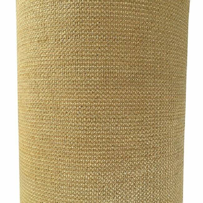 Shatex 90% UV 6ftx50ft Heavy Shade Fabric Roll Sunscreen Sun Shelter Wheat - 6ftx 50ft