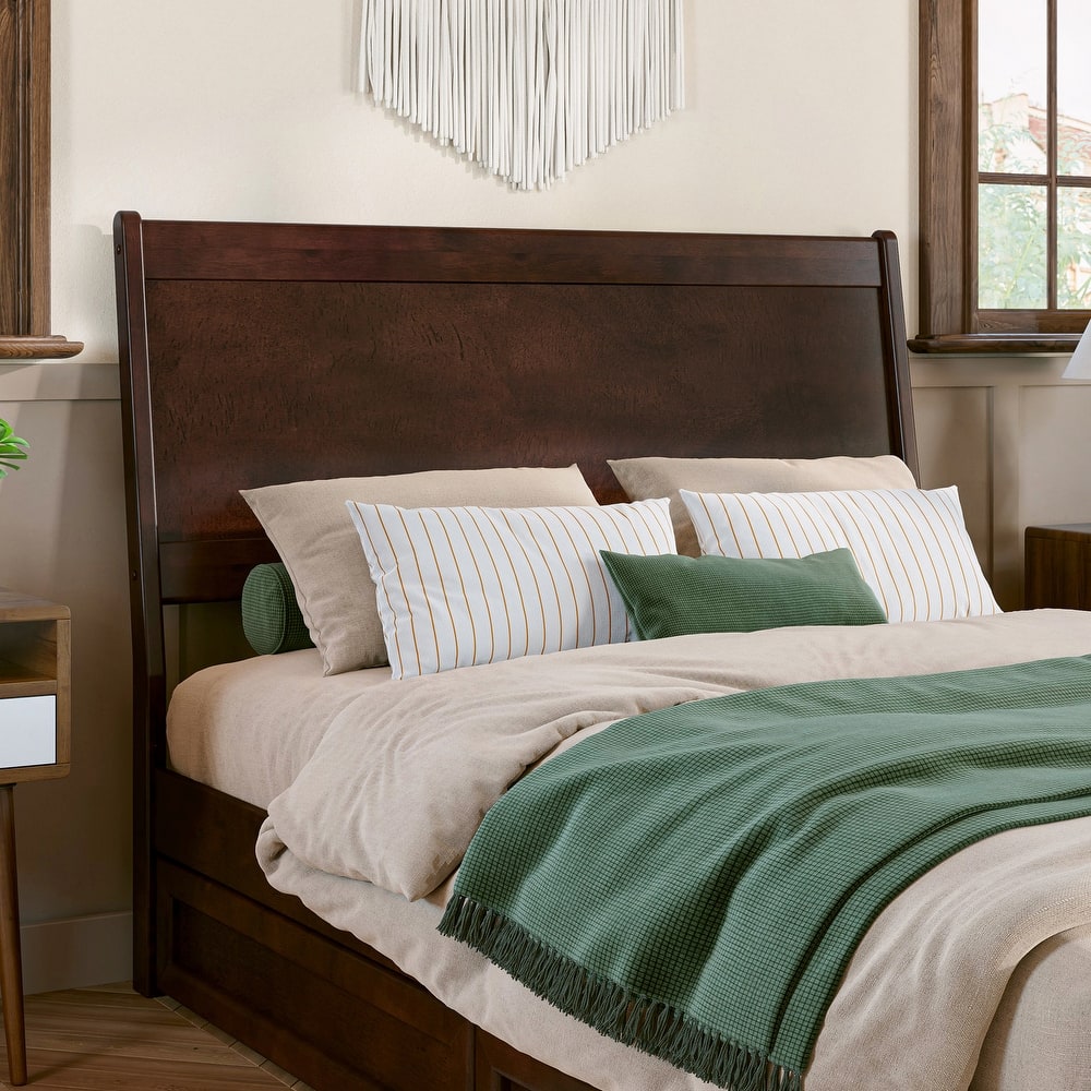 Casanova Solid Wood Panel Headboard