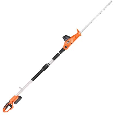 20V Cordless Electric Hedge Trimmer with 1200RPM Motor 20in Blade - 78.4in x 3.7in x 6.5in