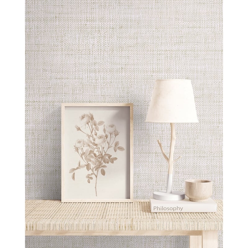Seabrook Designs Wild Bind Embossed Vinyl Unpasted Wallpaper