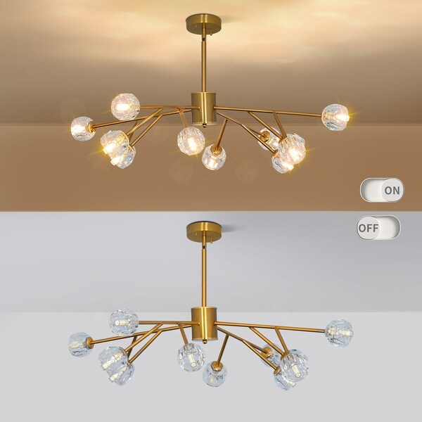 Branched light fittings outlet