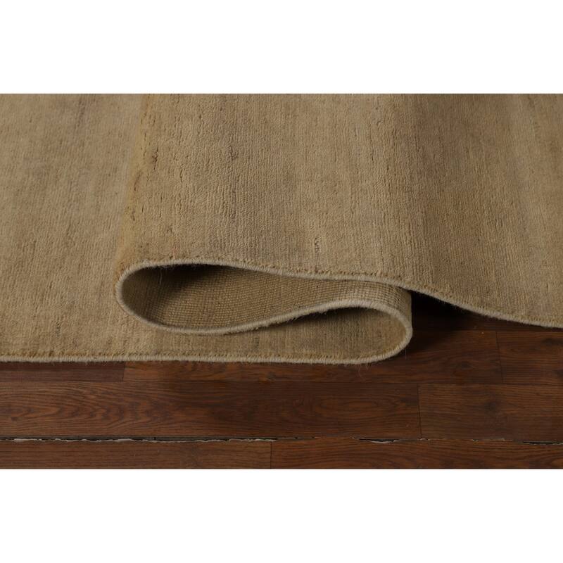 Gabbeh Oriental Runner Rug Hand-Knotted Wool Carpet - 4'1"x 11'3"