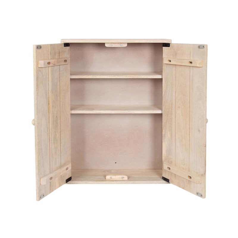 Kate and Laurel Galliene Wood Wall Cabinet