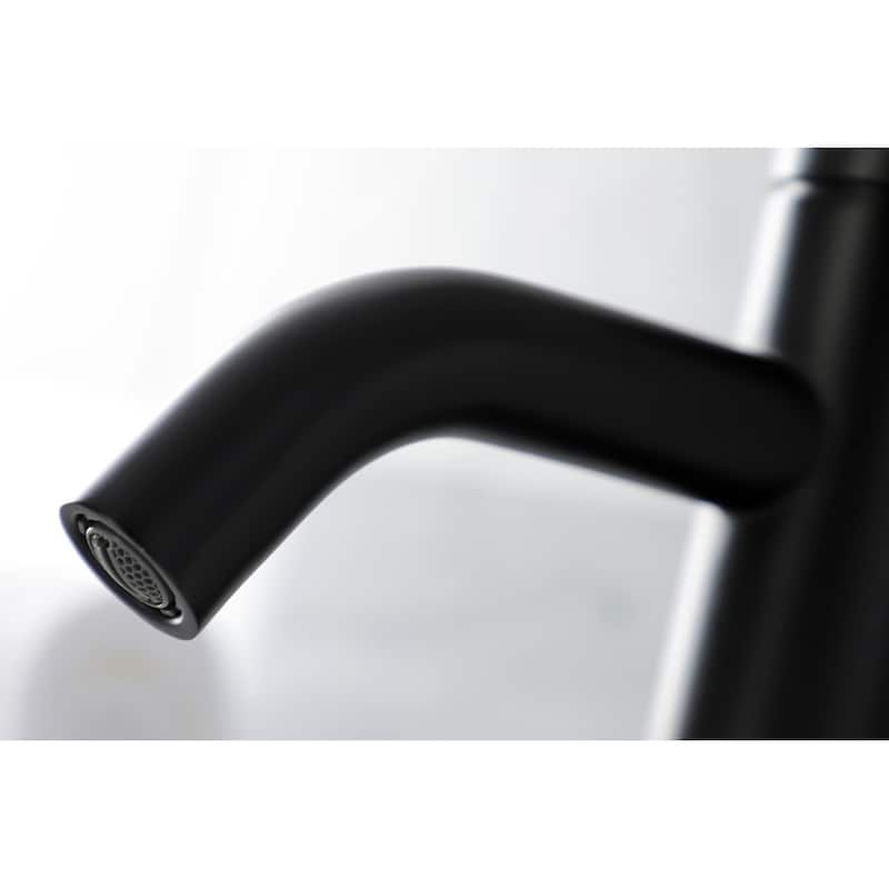 Kingston Brass Concord Single-Handle 1-Hole Deck Mount Bathroom Faucet with Push Pop-Up