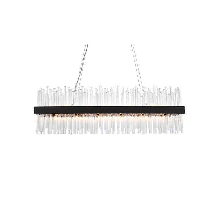 Indigo Home 42 inch rectangle crystal pendant