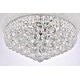 preview thumbnail 4 of 7, Elegant Lighting 14-light Chrome Royal Cut Crystal Hanging Fixture