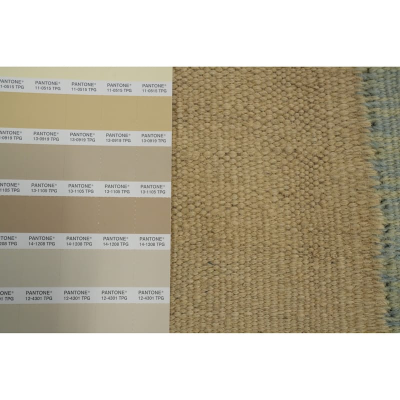Hand Woven Oriental 100% Wool Carpet Southwestern Tribal Multi-Colored Kilim Area Rug - 10' 0'' X 8' 2''