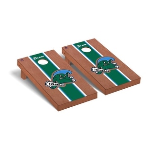 Tulane Green Wave Rosewood Cornhole Board Set