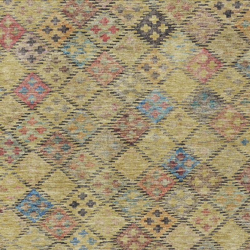 HomeRoots Geometric Transitional Rectangle Outdoor Rug