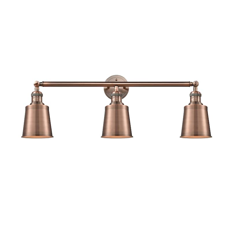 Innovations Lighting Addison - 3 Light 32" Bath Vanity Light - Antique Copper