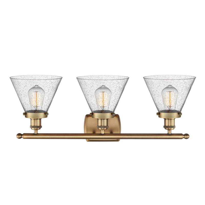 Innovations Lighting Ballston Urban Cone - 3 Light 28" Bath Vanity Light