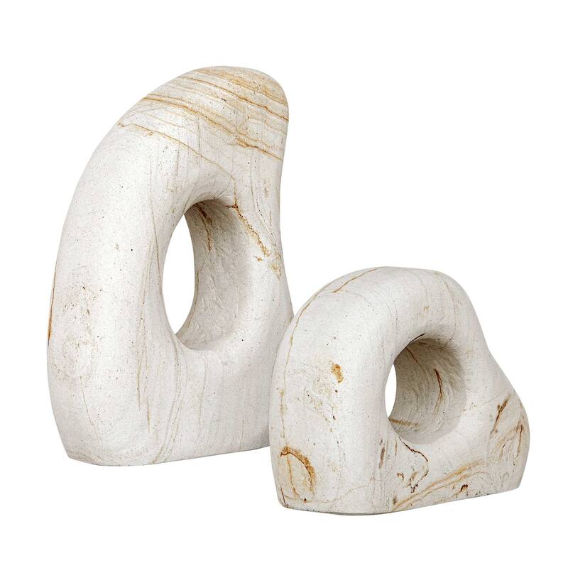 Uttermost Stone Flow Outdoor Sculptures Set/2