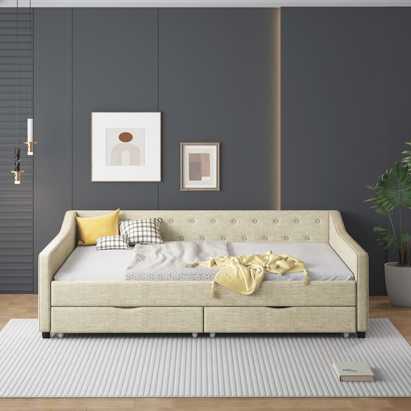 Full Size Daybed with Drawers