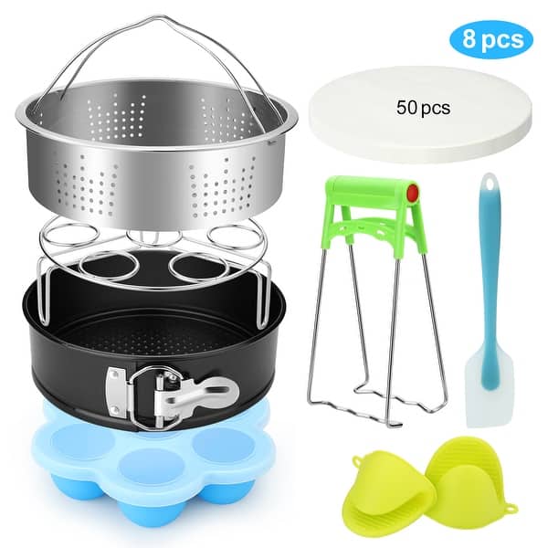 https://ak1.ostkcdn.com/images/products/is/images/direct/eede7f5daee2ccdd7cd22bb567b5318e5b8cbd08/FITNATE-8-Pack-Cooking-Instant-Pot-Accessories-Set-Steamer-Basket-Egg-Steamer-Rack.jpg?impolicy=medium