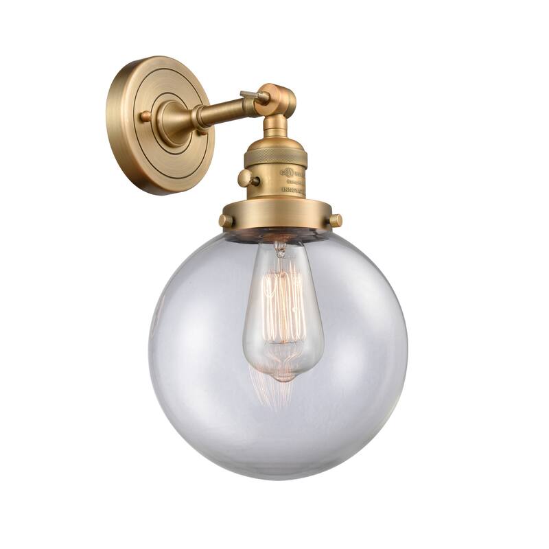 Innovations Lighting Beacon Single Light 14" Tall Bathroom Sconce with