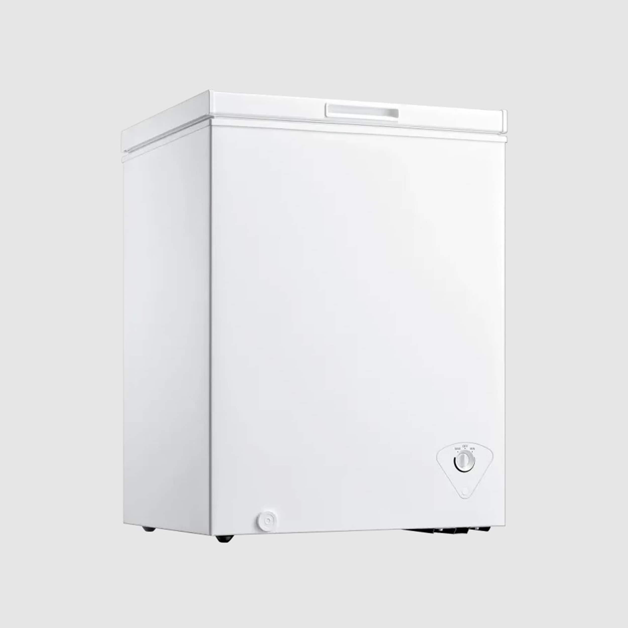 5.0 Cubic Feet Chest Freezer with Removable Basket Free White Black - On  Sale - Bed Bath & Beyond - 33137900