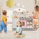 preview thumbnail 2 of 10, Costway Kids Chef Play Kitchen Set Toddlers Wooden Pretend Toy Playset - See Details