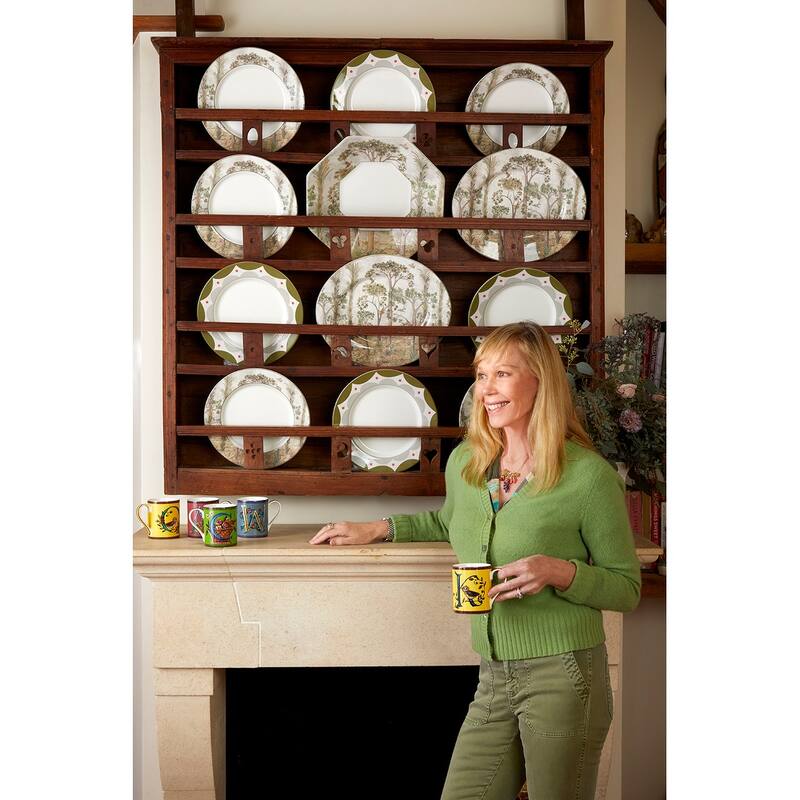 Kit Kemp for Spode Tall Trees Oval Platter - 14 Inch