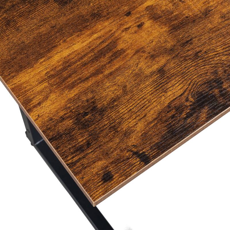 Rolling & Height adjustable Side Table,Modern End Table