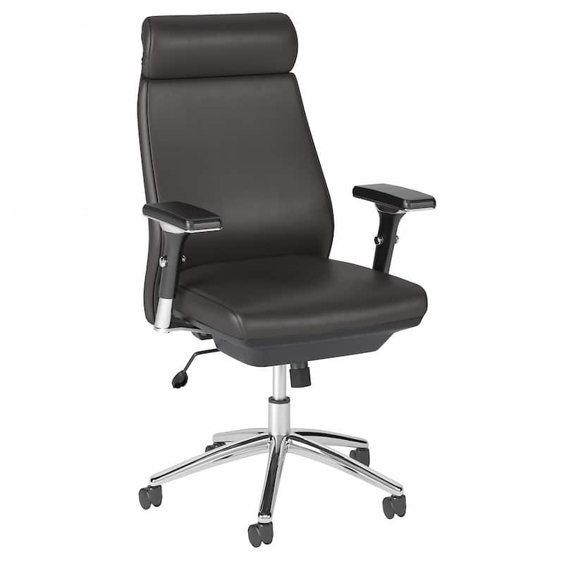 Bush Business Metropolis High Back Leather Executive Office Chair