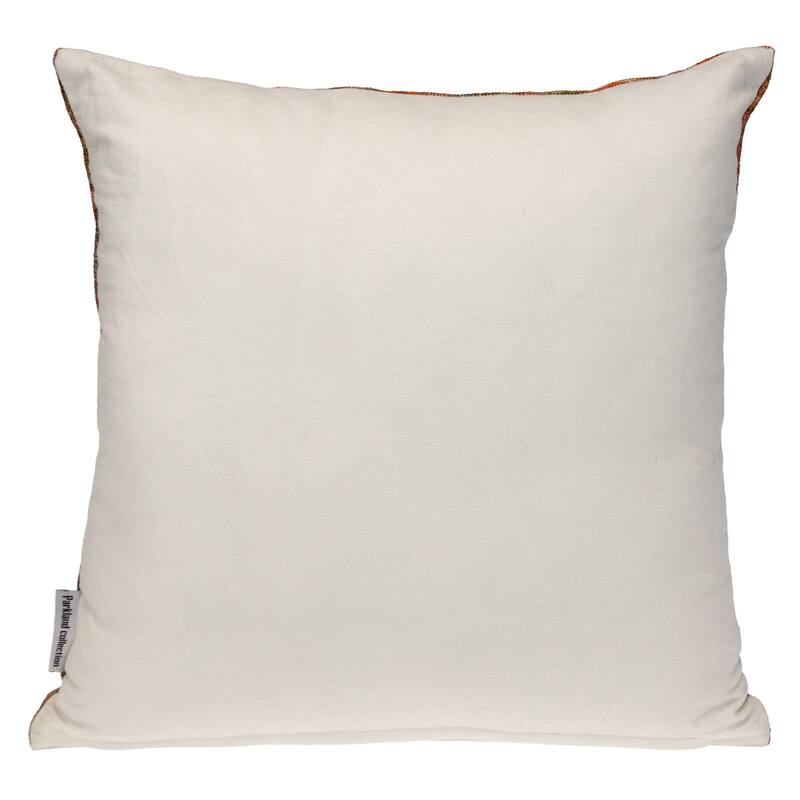 Parkland Collection Transitional Tapestry Pink Square 18" x 18" Pillow