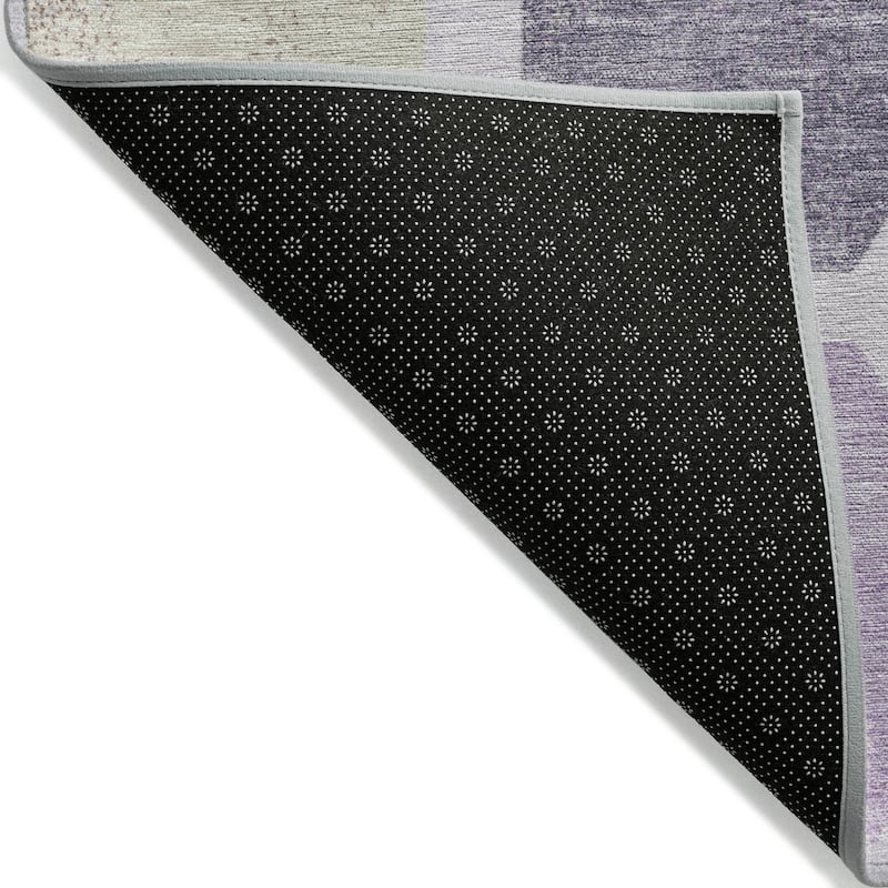 Machine Washable Indoor/Outdoor Casual Contemporary Chantille Rug