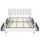 preview thumbnail 84 of 123, Javlergo Bed Frame with Storage Drawers Upholstered Platform Bed Frame with Adjustable Headboard