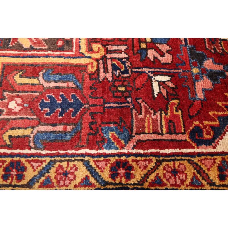 ECARPETGALLERY Hand-knotted Sarabi Dark Red Wool Rug - 9'8 x 13'0