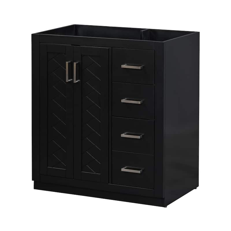 30'' Bathroom Vanity without Sink,Frame Bathroom Storage Cabinet Only