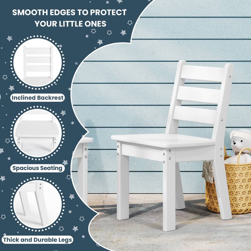 Polytrends Garden Party Kids Outdoor Dining Chair (Set of 2)