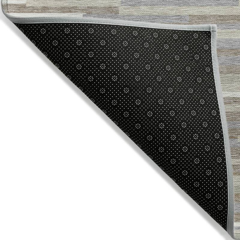 HomeRoots Striped Transitional Rectangle Outdoor Rug