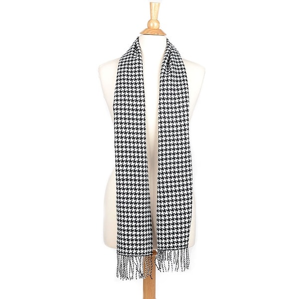 Cashmere Feel Winter Scarf with Fringe. Opens flyout.