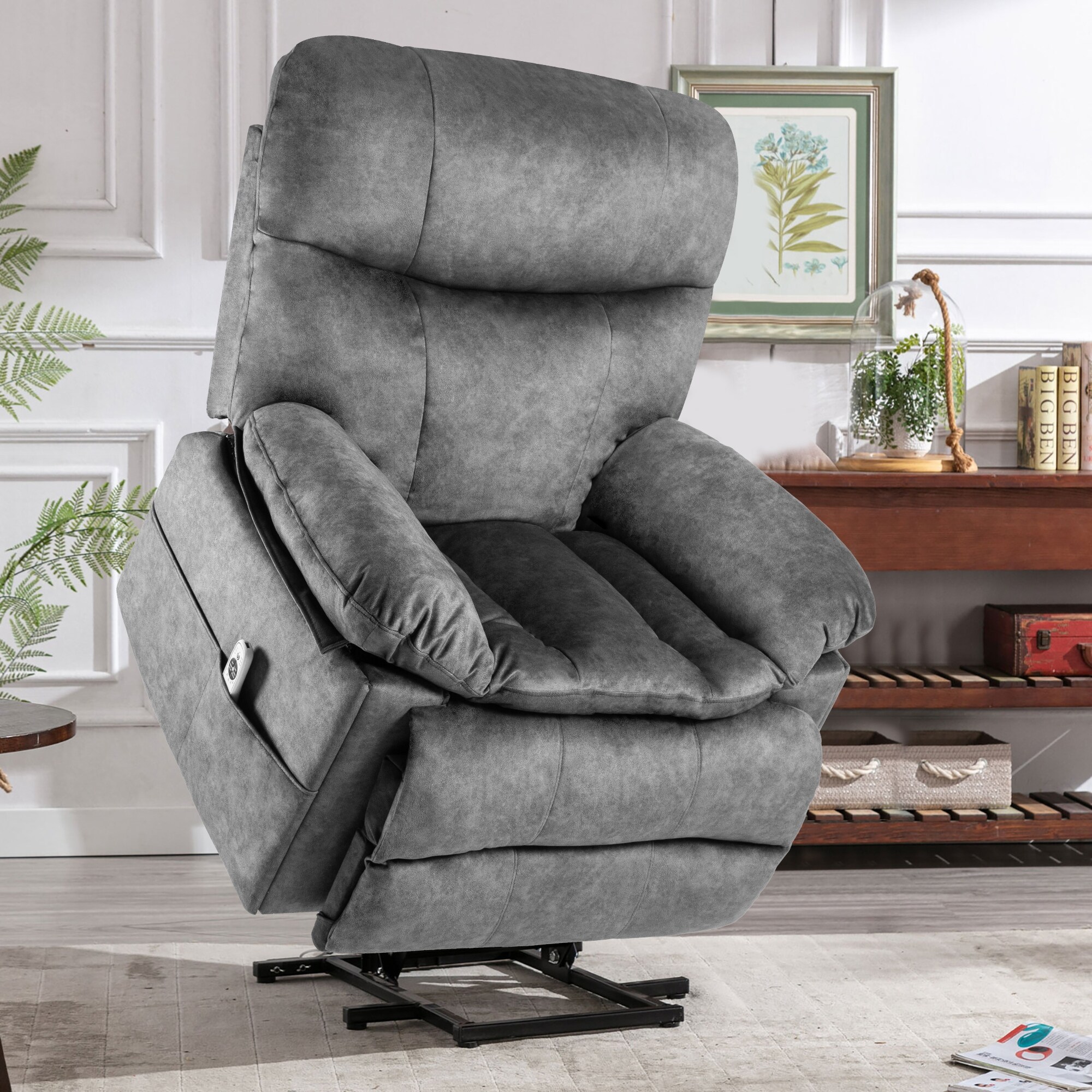 Modern velvet recliner chair sale