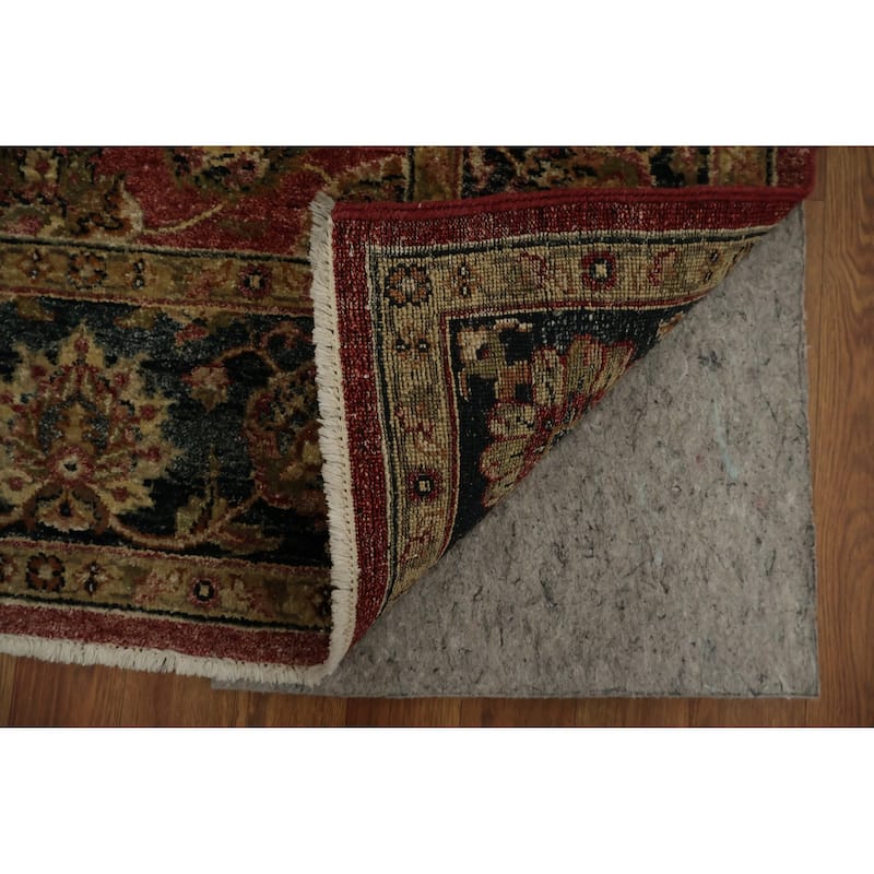 Hand Knotted Oriental 100% Wool Carpet Traditional Geometric Red Peshawar Area Rug - 9' 0'' X 6' 0''