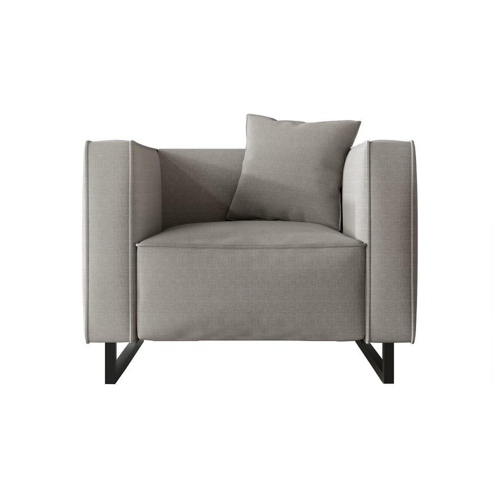 CraftPorch Mid Century Modern Upholstered Chair