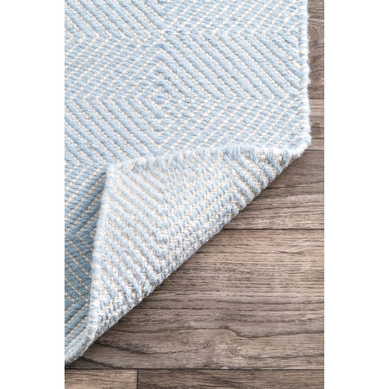 Nuloom Ago Geometric Wool Area Rug