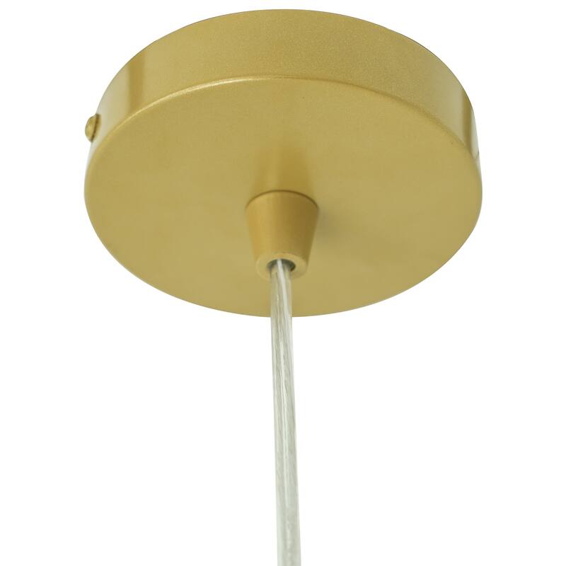 Pendant Lamp - Oak + Natural + Gold