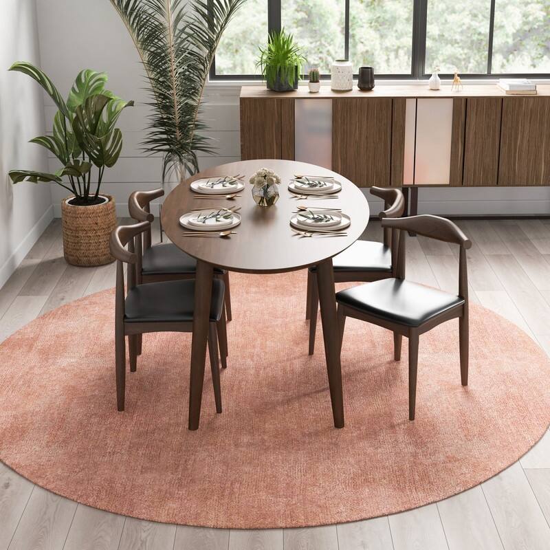 Spruce & Spring Modern Upholstered Dining Chairs Set with Solid Wood Frame Kitchen Side Chairs