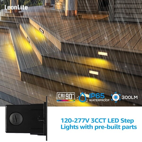 5CCT LED Step Lights, , 4.5W 300LM Stair Light, Oil Rubbed Bronze 5CCT LED Step Lights, , 4.5W 300LM Stair Light, Oil Rubbed Bronze