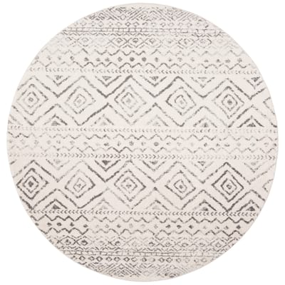 SAFAVIEH Tulum Vassilia Moroccan Boho Distressed Rug - 9' Round