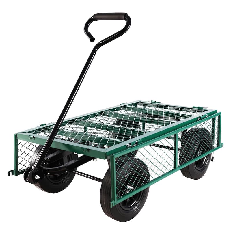 Outdoor Garden Tools Cart/Wagon/Trucks with Solid Tires