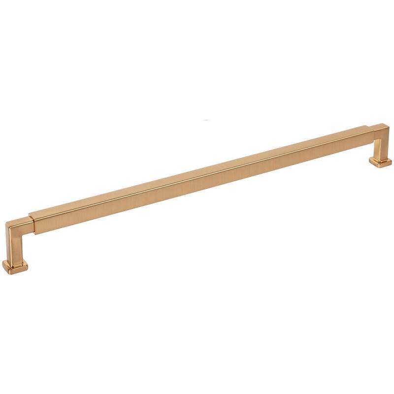 Jeffrey Alexander 229-305 Nash 12" Center to Center Bar Cabinet Pull - Satin Bronze